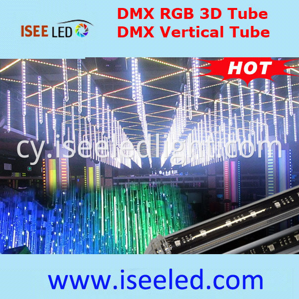 DMX 3D RGB LED Tube Lamp